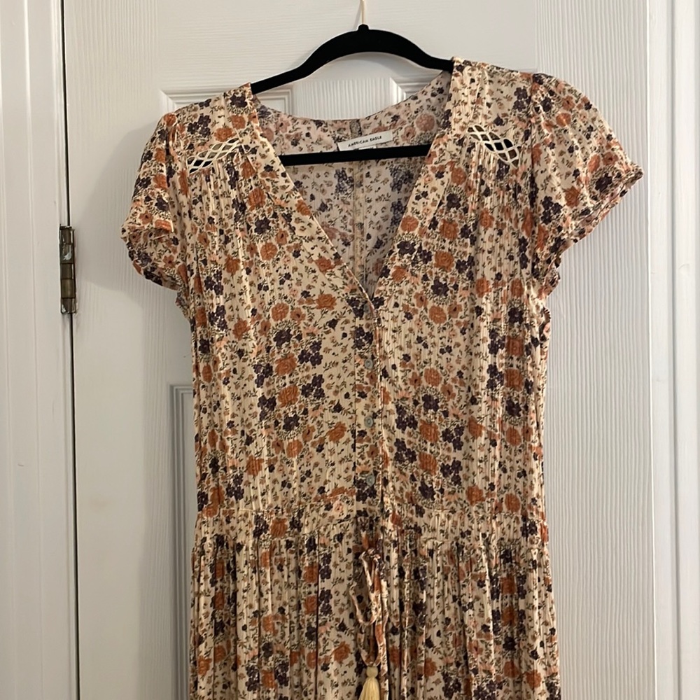 American Eagle Floral Tiered Maxi Dress